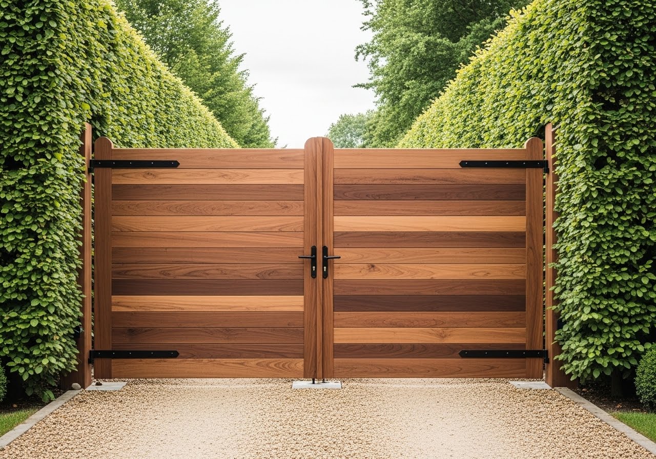 Portail en bois sur-mesure